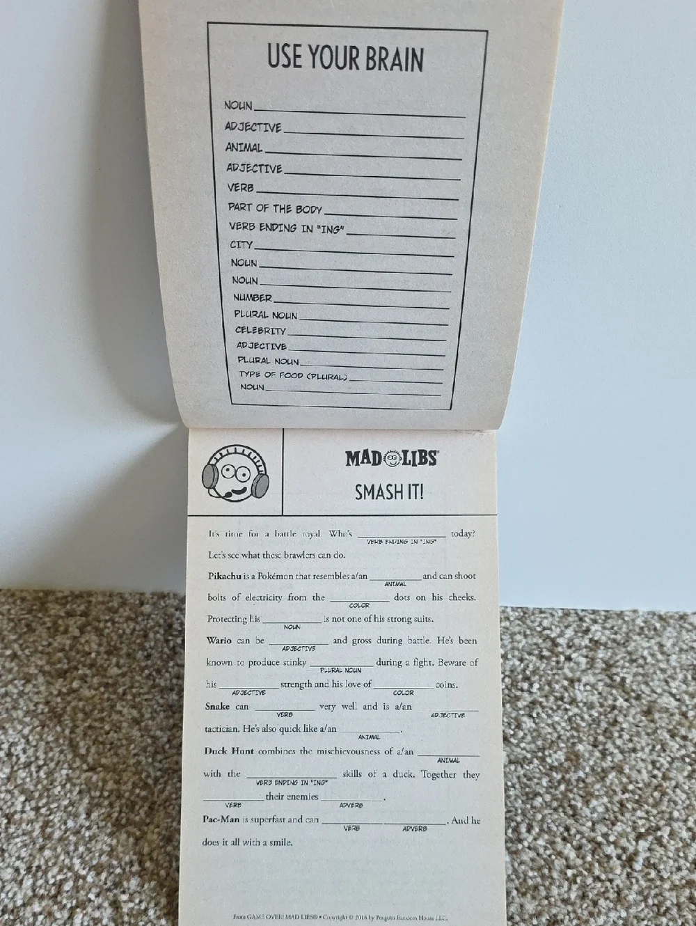 Mid Libs Books, The Ultimate Puzzle Book, Difficult Riddles For Smart Kids